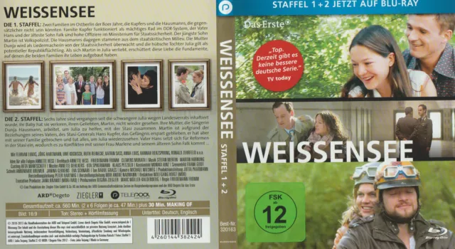 Weissensee Staffel 1+2 Telepool ARD Degeto 2013 2 Blu-ray`s FSK 12