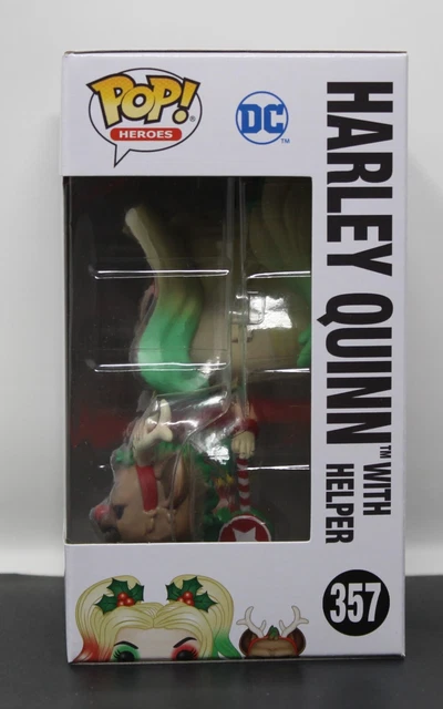 Harley Quinn With Helper (Christmas) - Dc Super Heroes - #357 - Funko Pop! 2