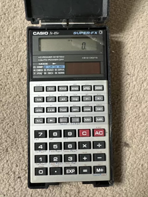 Casio Retro Vintage Super Fx Calculator Fx-85v Fully Working