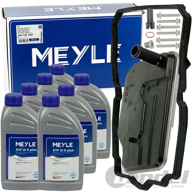 KIT FILTRI IDRAULICI MEYLE AUTOMATICO + OLIO ATF per MERCEDES W S 204 205 212 CLS SLK