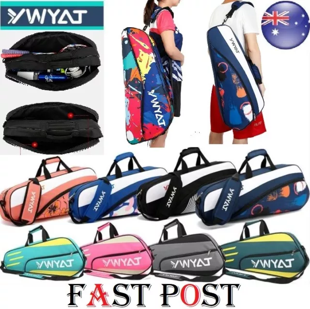 Waterproof Rackets Badminton Bag Professional Racquet Sports Bag Backpack