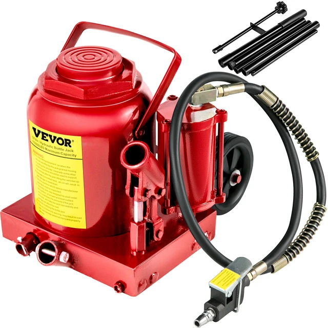 VEVOR AIR HYDRAULIC Bottle Jack 50 Ton Manual 110231lb Heavy Duty Auto
