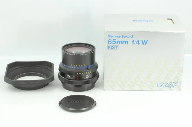 【NEAR MINT in BOX , Hood】 Mamiya Sekor Z 65mm f/4 W Lens For RZ67 From JAPAN