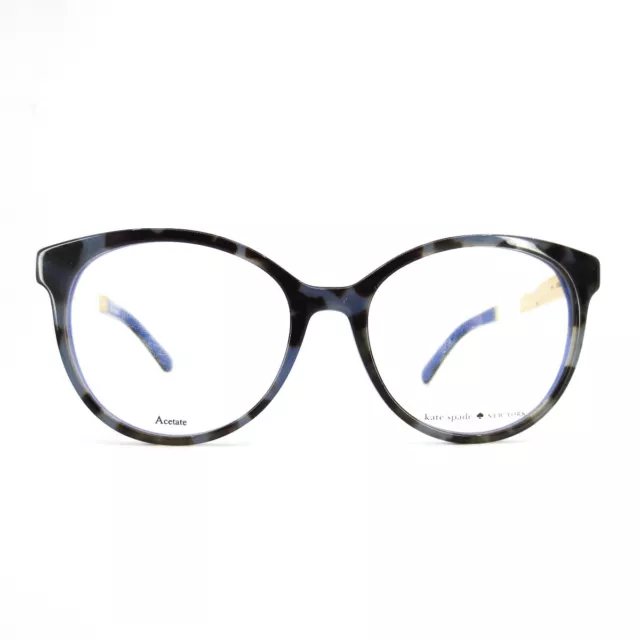 Kate Spade Eyeglasses CAYLEN S5A Tortoise Blue Gold Round Frames 52[]17 135 mm