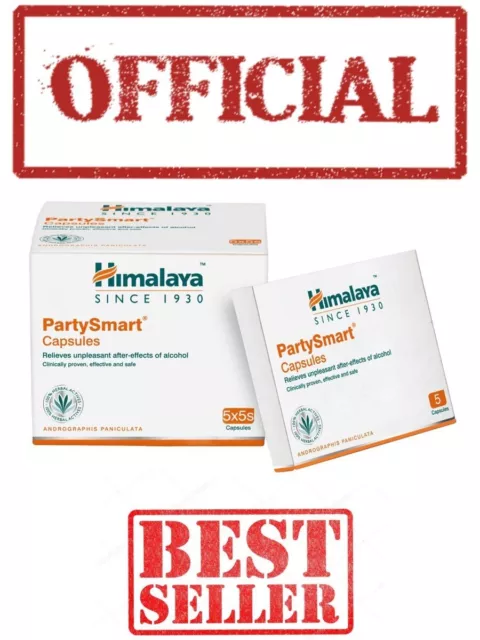 Himalaya PartySmart Exp.2026 USA 75 Capsules BEST Antioxidants After Night Fun