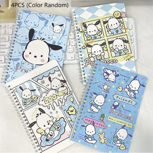 Paracha Dog A5 Coil-bound Notebook Cute Cartoon Journal For Students Thick