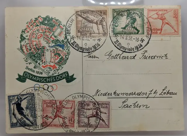 1936 Olympic Games Germany Cover