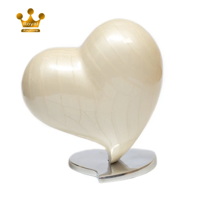 Urne Royal Rapture fatte a mano funerale Watford cenere cremazione adulto perla
