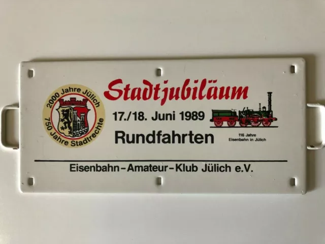 ZLS-Miniatur (Metall) - Stadtjubiläum 2000 Jahre Jülich