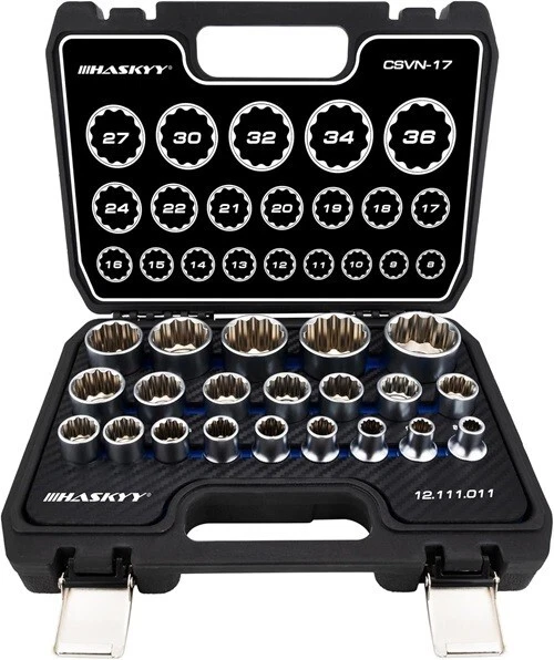 Set Chiavi Esagonali A T 9 Pezzi - Cromo Vanadio 2,5-10mm Con Asta Scorrevole - Foto 3