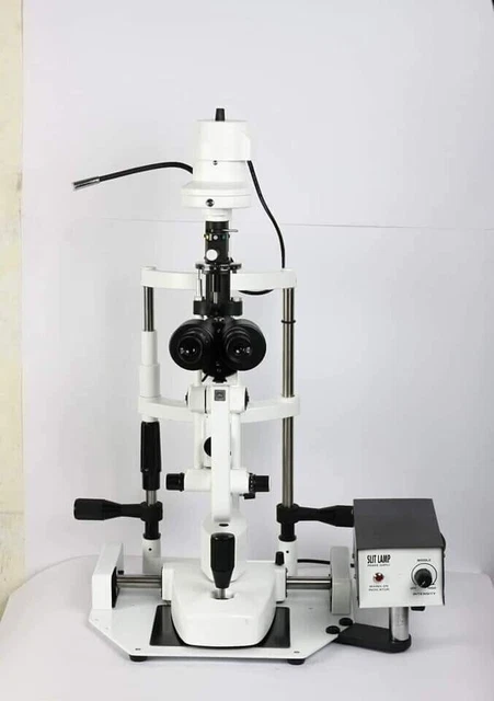 2 Step Slit Lamp Haag Streit Type With Accessories Ophthalmology Slit Lamp