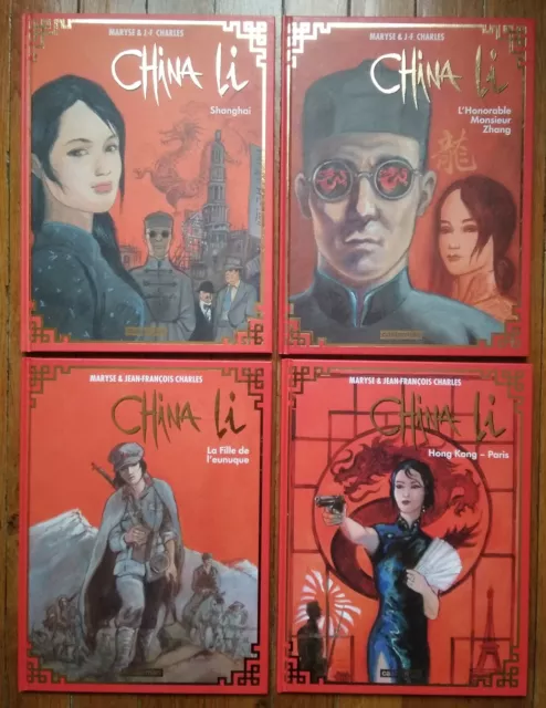 Lot China Li Tomes 1 à 4. Série complète. Casterman.