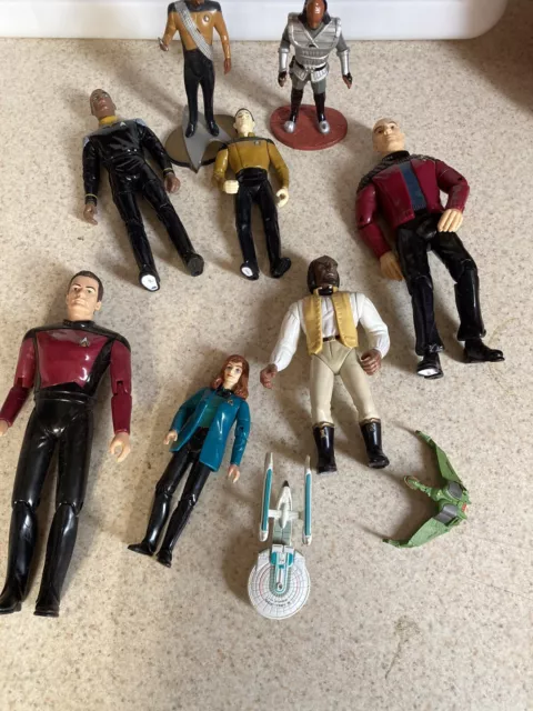 Star Trek The Next Generation Action Figure Lot (Loose)