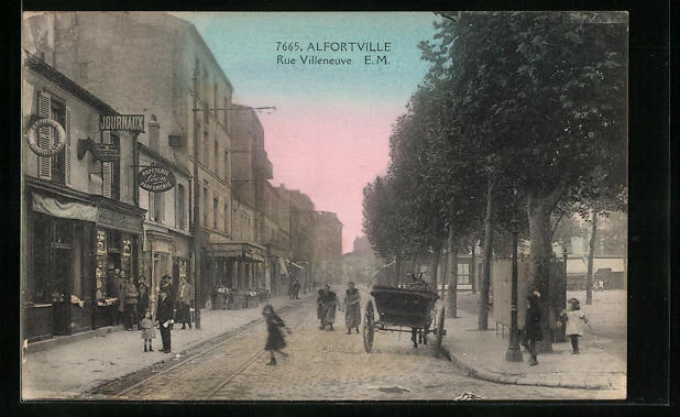 CPA Alfortville, Rue Villeneuve