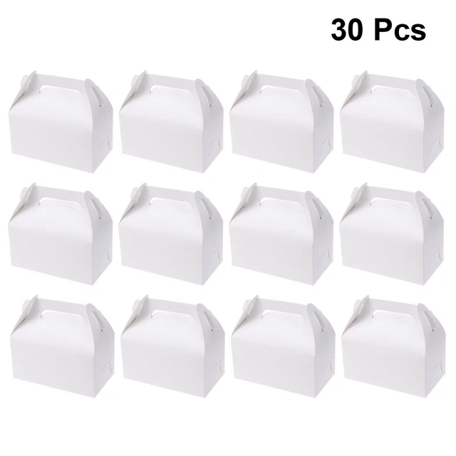 30 Pcs Boîte De Faveur Conteneur De Biscuits Boîtes À Cupcakes Donut