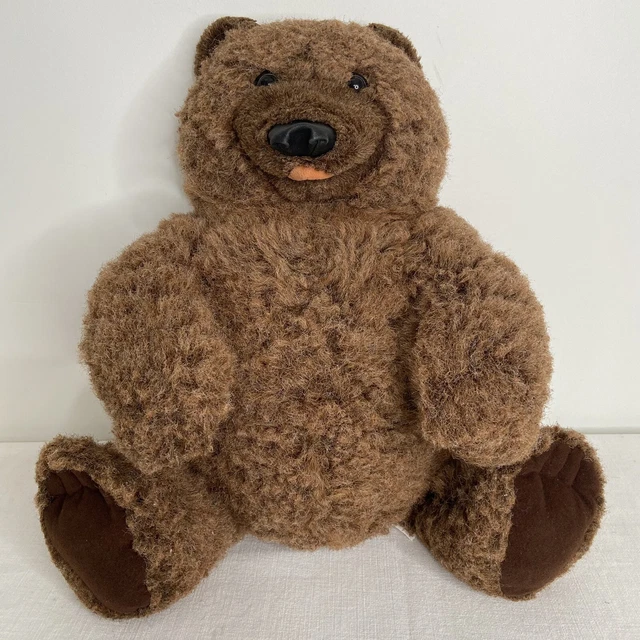 VINTAGE FOLKMANIS HAND Puppet Brown Bear Stuffed Animal Folktails 20