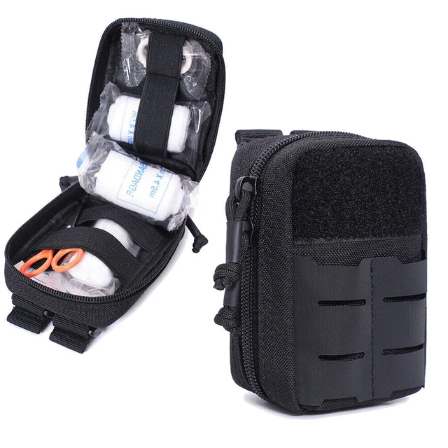 TACTICAL MILITARY MEDICAL First Aid Kit EMT EDC Survival Molle Pouch