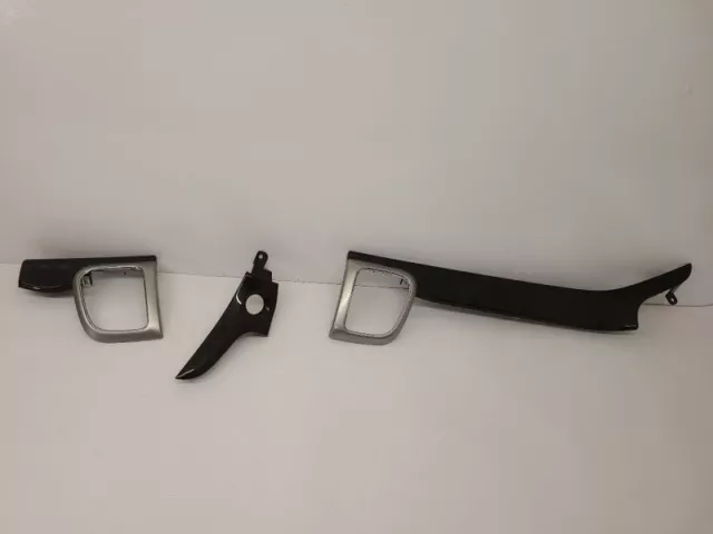 2011-2013 Jeep Grand Cherokee Dash Ignition Vent Trim Bezel Woodgrain Set OEM
