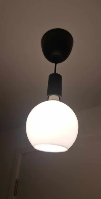 IKEA NYMO 44CM lampshade / light shade, black & copper