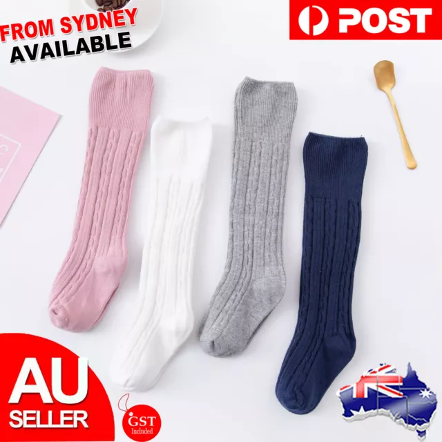 Toddler Infant Kids Baby Girls Cotton Warm Pantyhose Socks Stockings Tights 0-2Y