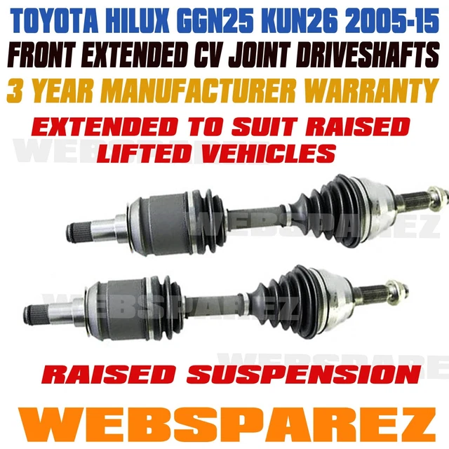 Roadsafe 4wd CV Shaft for Toyota Hilux Surf KUN26 GGN25 3/05 - On Raised Height