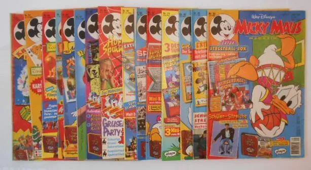 Micky Maus [Konvolut aus 47 Heften Jahrgang 1994] kein Reprint/Nachdruck. Disney