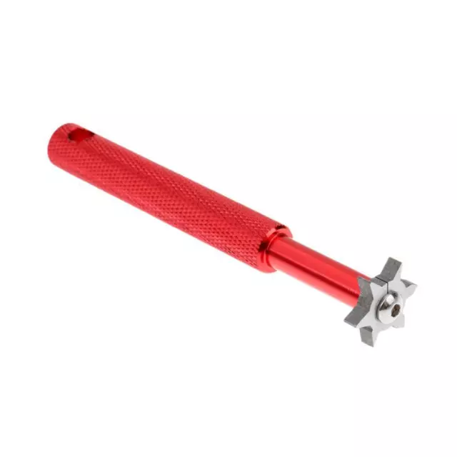 Professional Wedge & Iron Golf Club Regrooving Tool Sharpener & Cleaner Red