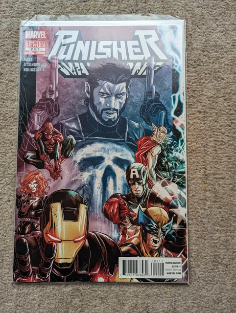 Marvel Punisher War Zone 2/5, Rucka, Di Giandoenico, Hollingsworth