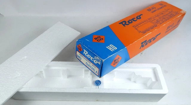 Roco Box ROCO 04126 A LEERKARTON Dampflok BR 043 315-1 H0 OVP HO Leerverpackung ...