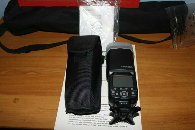 Fash speedlite pour appareil photo reflex Canon, Neewer NW565EX