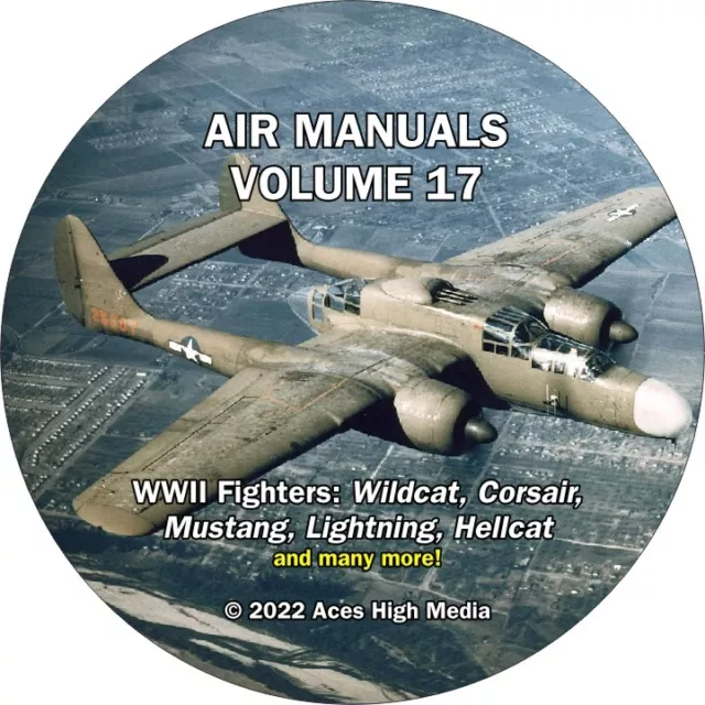 WWII Fighters Flight manuals on CD Corsair, Lightning, Mustang and many more!