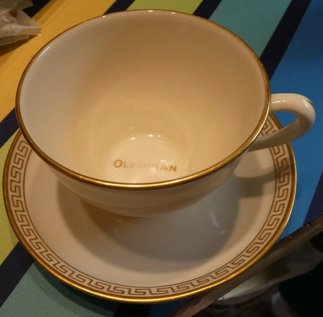 Railroad Dining China Dish Chicago Milwaukee & St. Paul Ry Olympian C/S #2