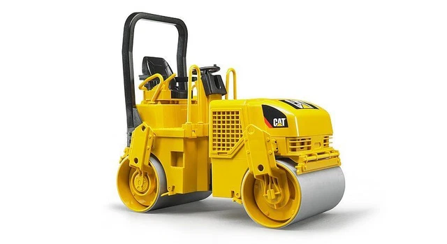 NZG 1:50 Caterpillar CP-563C Rullo Compattatore Imbottito Con ROPS - Edizione Limitata #4012 - Foto 3