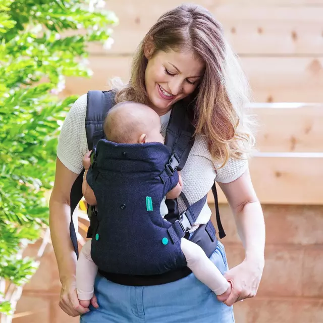 Infantino Flip Advanced 4 in 1 Convertible Baby Carrier / sling  - Light Grey