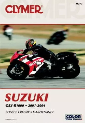 Suzuki GSX-R1000 2001-2004 Clymer Motorcycle Repair Manual : M377