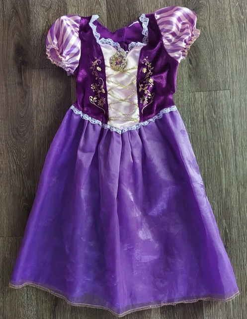 DISNEY Kids Rapunzel Costume Size Small 4-6X Halloween dress up