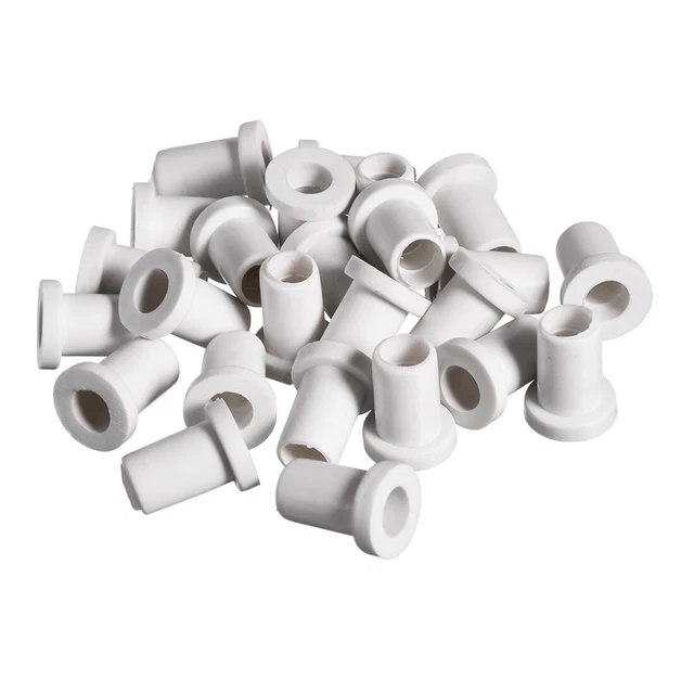 25Pz. 5mm ID PVC serracavo cavo protezione avvio manicotto cavo bianco tubo