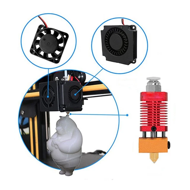 CR-10 Extruder Kit Nozzle Hotend Assembly Full Assembled For Ender-3 CR-10