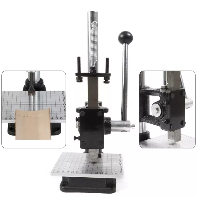 Máquina de troquelado manual máquina de corte de cuero prensa de estampado herramienta