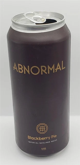Craft Beer Can Abnormal Brewing Company Blackberry Pie Imperial Berliner Weiss