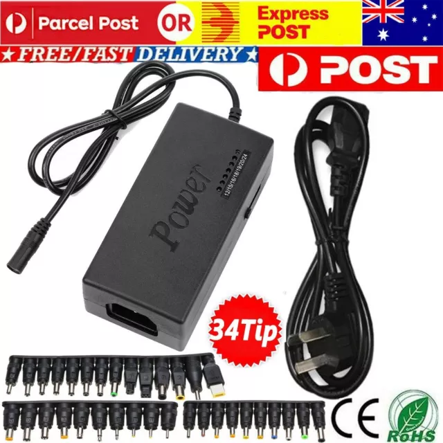 DC12-24V Adjustable Universal Power Supply Charger Adapter For Notebook Laptop