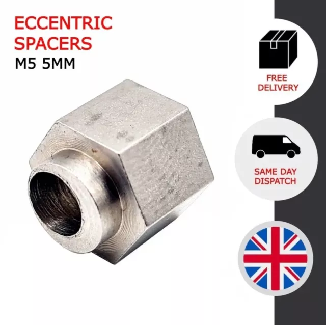 M5 5mm Screw Nut Stainless Steel ECCENTRIC SPACER For V Wheel CNC 3D Printer