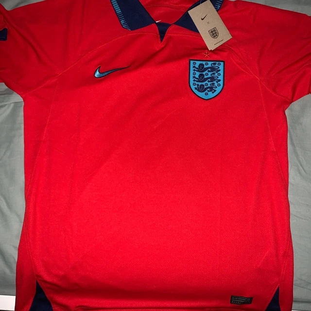 ENGLAND AWAY FOOTBALL Shirt World Cup 2022 Mens Large £20.00 PicClick UK