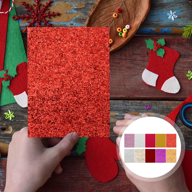 10pcs DIY Tuch Stück Crafting Handwerk Stoff Blätter Für Innen DIY Nähen