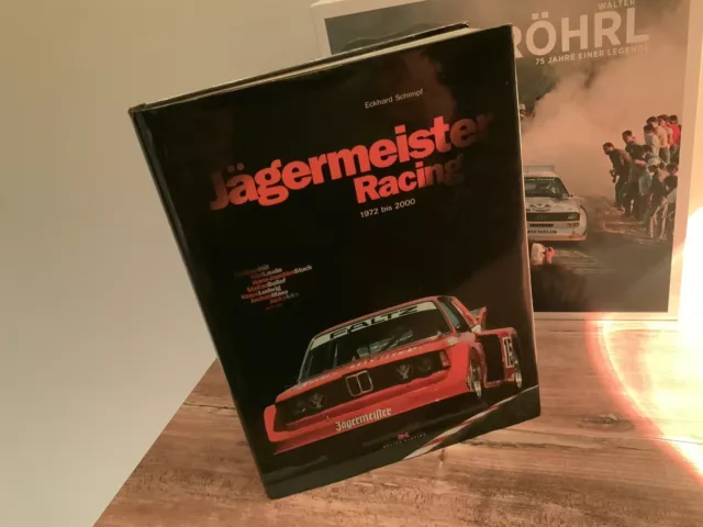 Buch Jägermeister Racing, signiert von Autor Eckhard Schimpf