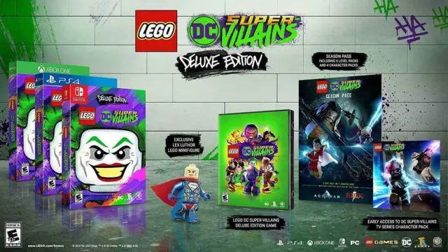 LEGO DC Super Villains *DELUXE EDITION* (Nintendo Switch) New