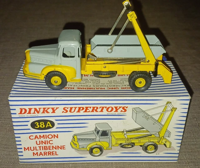 DINKY TOYS D'ORIGINE, camion multibenne UNIC complet (no atlas