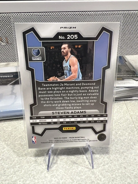 2023-24 PANINI PRIZM Steven Adams Red White Blue Prizm #205 Memphis ...