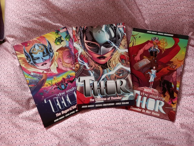 MIGHTY THOR (Jane Foster) Vols. 1 3 TPB Marvel bundle Lot 