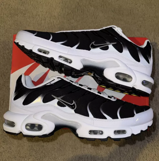 Air Max Plus White Black Killer Whale Mens Sizes 11-13 Brand New 100% Authentic!